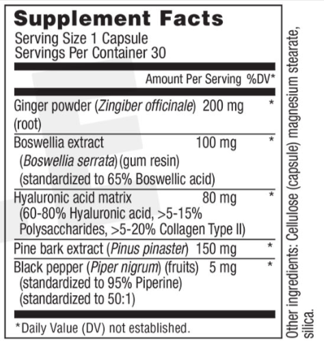 Joint Genesis Supplement fact